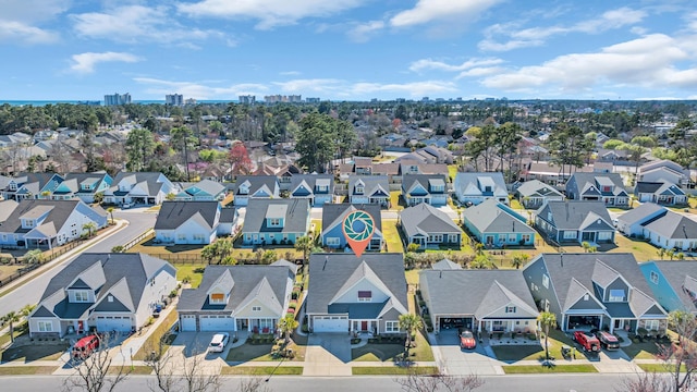 1109 Bonnet Dr, North Myrtle Beach, SC 29582 - aerial perspective of suburban area