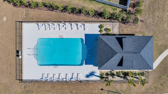 1109 Bonnet Dr, North Myrtle Beach, SC 29582 - drone / aerial view of a pool
