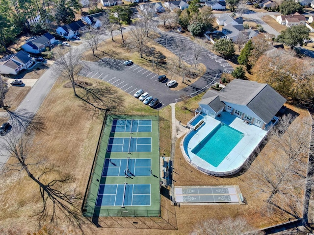 1001 Cardinal Ct, Murrells Inlet, SC 29576 - aerial view of residential area with a pool area