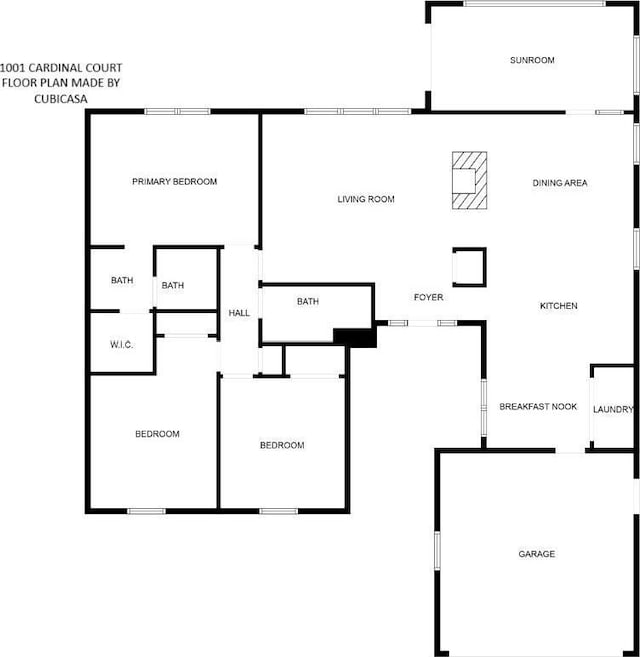 1001 Cardinal Ct, Murrells Inlet, SC 29576 - property floor plan