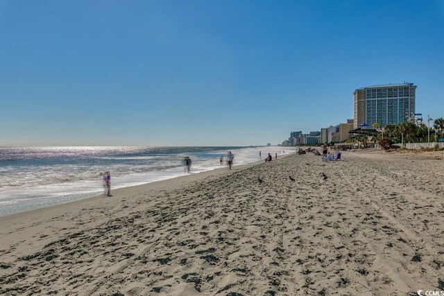 water view featuring local beach