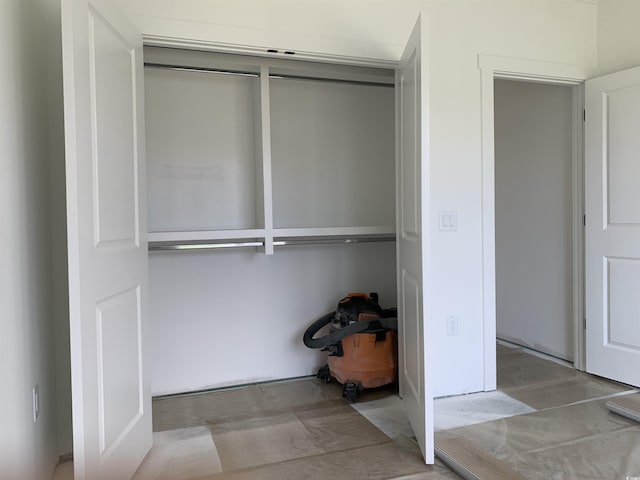 view of closet
