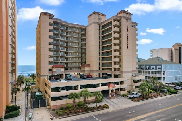 501 S Ocean Blvd Unit 1006, North Myrtle Beach, SC 29582 - view of apartment building / complex featuring a water view