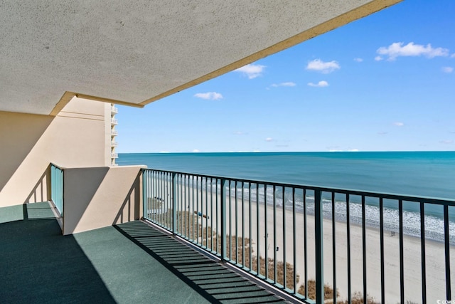 501 S Ocean Blvd Unit 1006, North Myrtle Beach, SC 29582 - balcony with view of water and beach