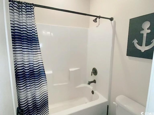 bathroom featuring toilet