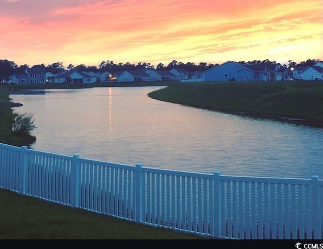 water view with a residential view