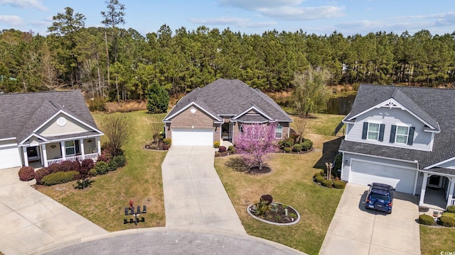 1112 Raven Cliff Ct, Conway, SC 29526 - view from above of property featuring a heavily wooded area