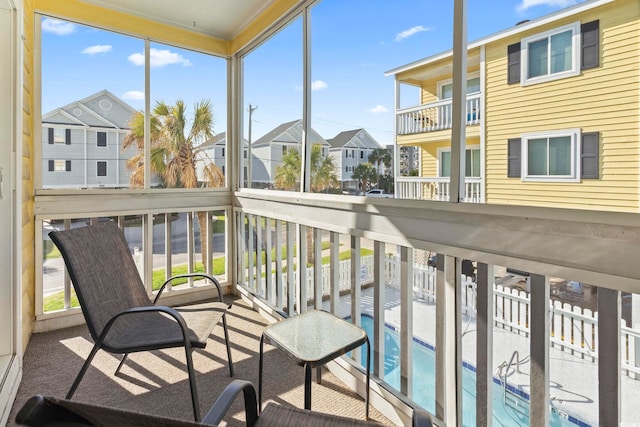 1425 N Waccamaw Dr Unit 123, Garden City Beach, SC 29576 - balcony with a residential view