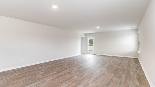 1458 Nokota Dr, Conway, SC 29526 - unfurnished room featuring wood finished floors and recessed lighting