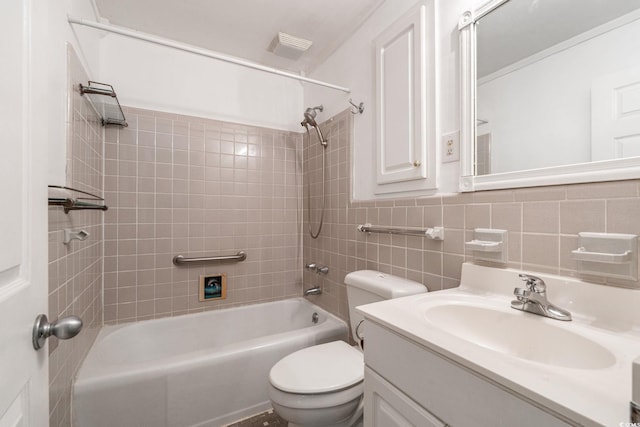 3494 Cactus St Unit 3494, Myrtle Beach, SC 29577 - bathroom with toilet, shower / bathtub combination, and vanity