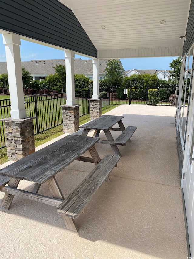 5504 Shelly Lynn Dr, Myrtle Beach, SC 29579 - view of patio featuring fence