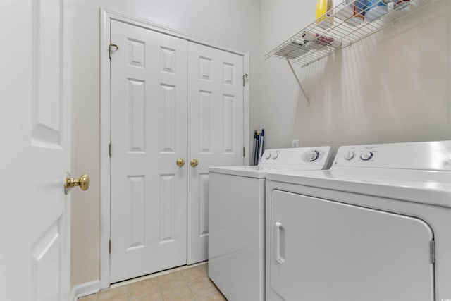 9764 Leyland Dr Unit 9764 5, Myrtle Beach, SC 29572 - laundry area featuring washing machine and clothes dryer, laundry area, and light tile patterned floors