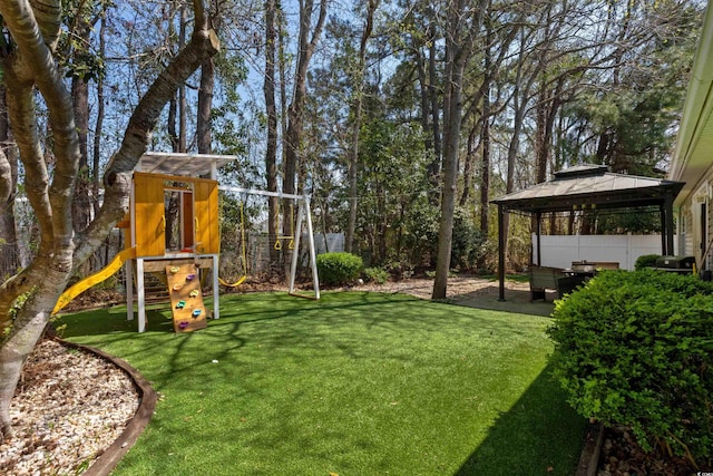 4195 Wrens Xing, Little River, SC 29566 - view of yard featuring a gazebo and a playground