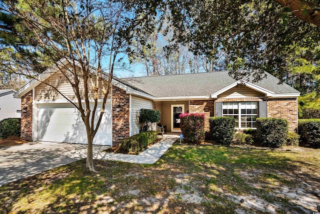 4195 Wrens Xing, Little River, SC 29566 - single story home featuring brick siding, a garage, and driveway