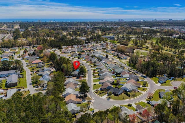4195 Wrens Xing, Little River, SC 29566 - aerial overview of property's location with nearby suburban area