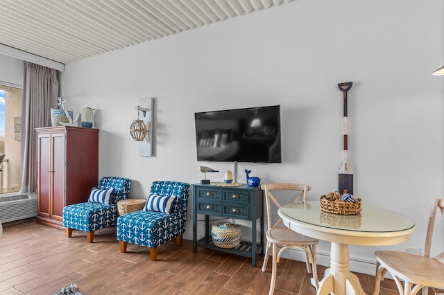 6803 N Ocean Blvd Unit 203, Myrtle Beach, SC 29572 - living area featuring wood finished floors