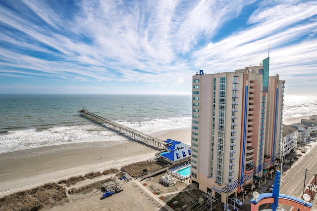3500 N Ocean Blvd Unit 1203, North Myrtle Beach, SC 29582 - bird's eye view of expansive coastline and apartment complex