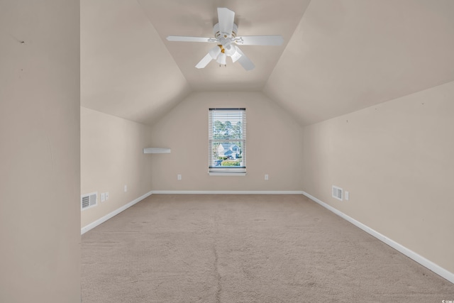 308 Dendy Ct, Myrtle Beach, SC 29579 - bonus room featuring lofted ceiling, baseboards, and carpet floors