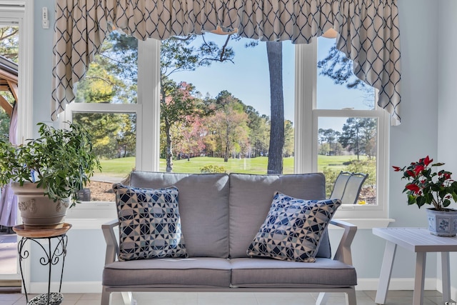 308 Dendy Ct, Myrtle Beach, SC 29579 - sitting room with baseboards and tile patterned floors