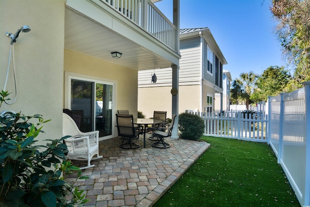 408 7th Ave S, North Myrtle Beach, SC 29582 - patio / terrace featuring a patio area and outdoor dining space