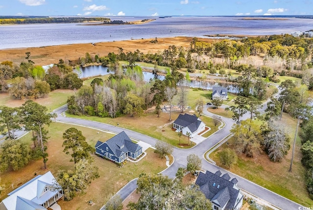 529 Oak Lawn Rd, Georgetown, SC 29440 - bird's eye view with a water view