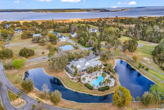 529 Oak Lawn Rd, Georgetown, SC 29440 - bird's eye view featuring a water view