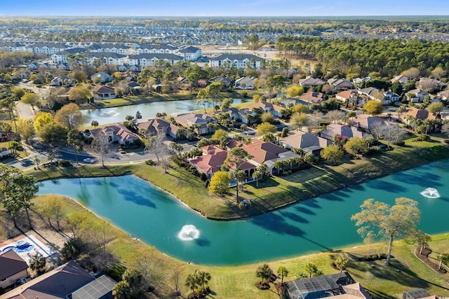 7268 Seville Dr, Myrtle Beach, SC 29572 - aerial view of property and surrounding area featuring nearby suburban area and a large body of water
