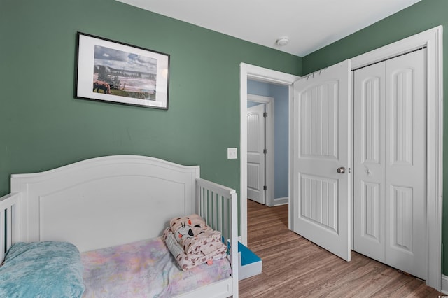 1524 Stilley Cir, Conway, SC 29526 - bedroom featuring wood finished floors and a closet