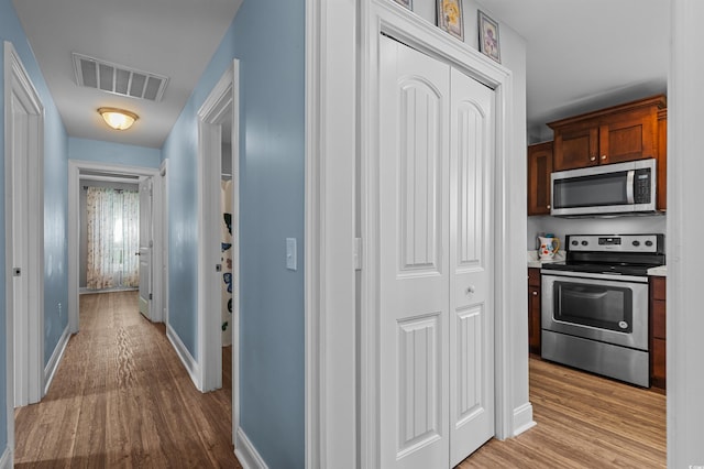 1524 Stilley Cir, Conway, SC 29526 - hallway with wood finished floors and baseboards