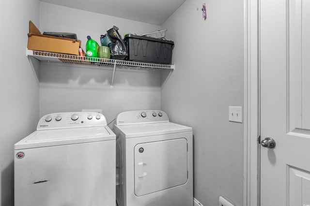 1524 Stilley Cir, Conway, SC 29526 - laundry room featuring separate washer and dryer
