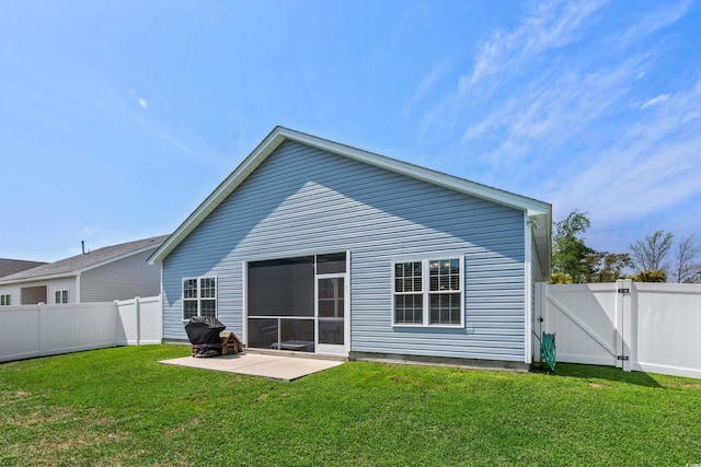 361 Rycola Cir, Myrtle Beach, SC 29575 - back of property featuring a gate and a patio area