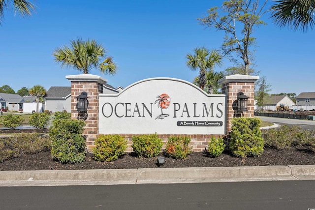 361 Rycola Cir, Myrtle Beach, SC 29575 - community / neighborhood sign featuring a residential view