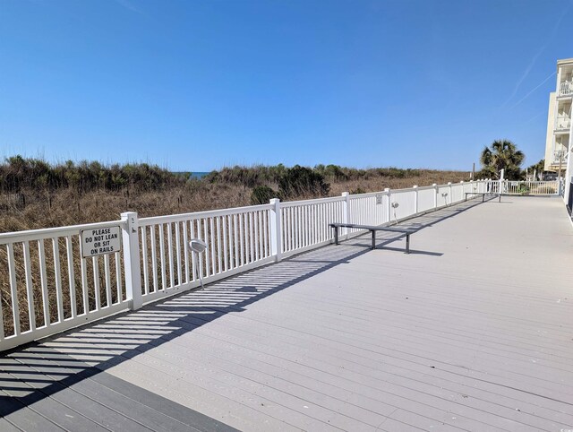 view of deck