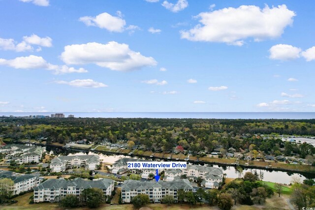 2180 Waterview Dr Unit 1024, North Myrtle Beach, SC 29582 - aerial view featuring a water view
