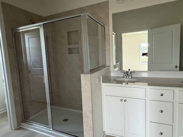 1025 Jase Dr, Longs, SC 29568 - bathroom with a shower stall, vanity, and toilet