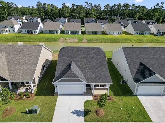 bird's eye view featuring a residential view