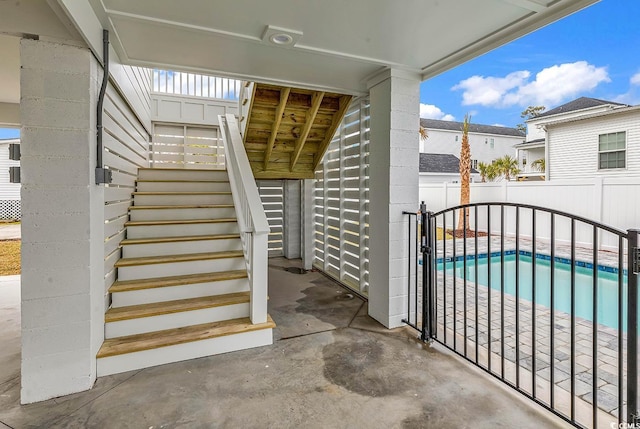318 Vista Dr, Murrells Inlet, SC 29576 - view of patio / terrace featuring stairway