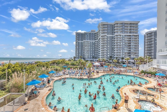 161 Sea Watch Dr Unit 614, Myrtle Beach, SC 29572 - community pool featuring a water view