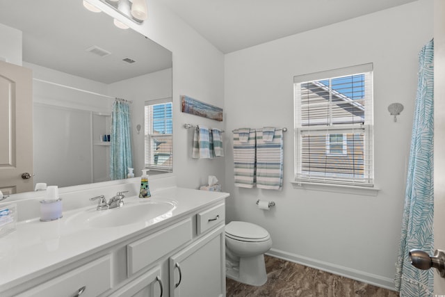 212 Machrie Loop Unit D, Myrtle Beach, SC 29588 - full bath featuring baseboards, a wealth of natural light, visible vents, and toilet