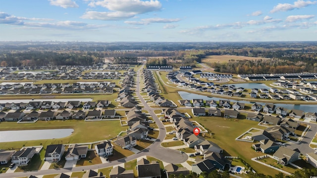 1176 Harbison Cir, Myrtle Beach, SC 29579 - aerial view of property's location featuring a large body of water and nearby suburban area