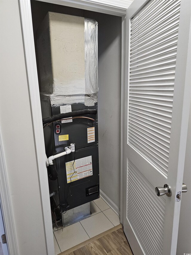703 S 1st Ave S Unit 34D, North Myrtle Beach, SC 29582 - washroom featuring washer and dryer and light wood-type flooring