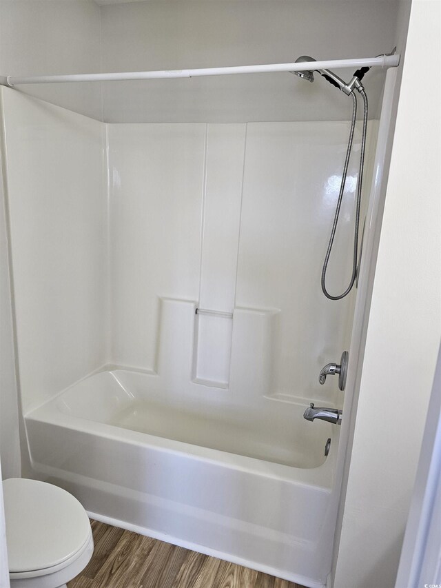 703 S 1st Ave S Unit 34D, North Myrtle Beach, SC 29582 - full bath with wood finished floors, toilet, and shower / washtub combination