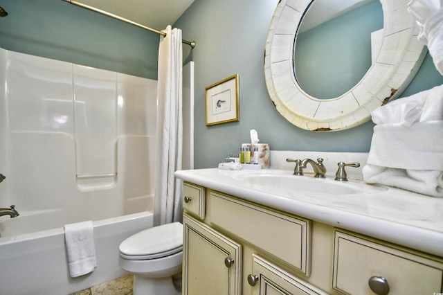 4850 Cantor Ct Unit 202, North Myrtle Beach, SC 29582 - full bath with shower / bathtub combination with curtain, vanity, and toilet