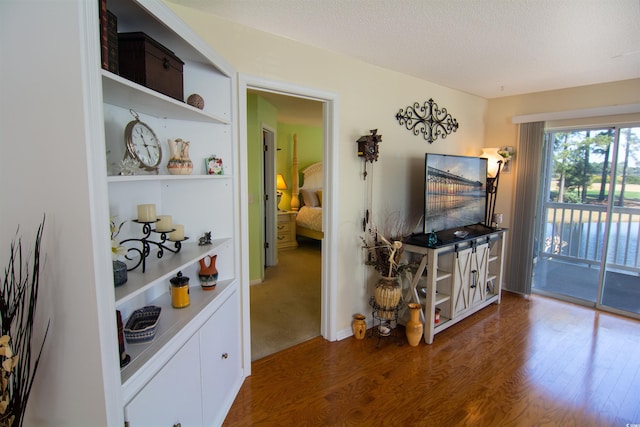 5030 Windsor Green Way Unit 203, Myrtle Beach, SC 29579 - interior space with wood finished floors and a textured ceiling
