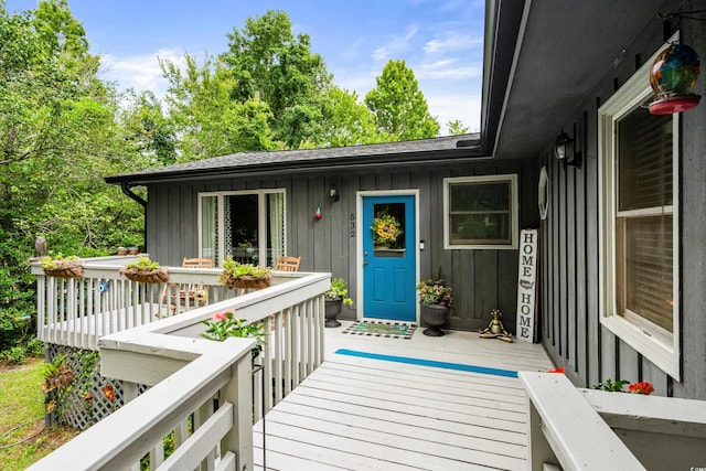 532 Medcalf Dr SW, Sunset Beach, NC 28468 - view of wooden deck