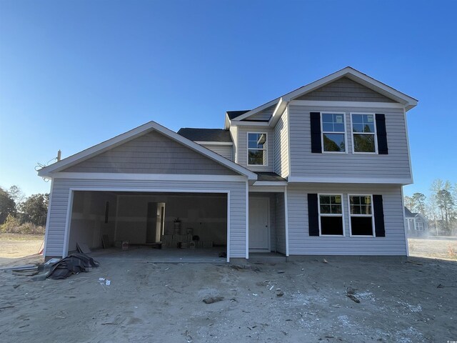view of front of home featuring an attached garage