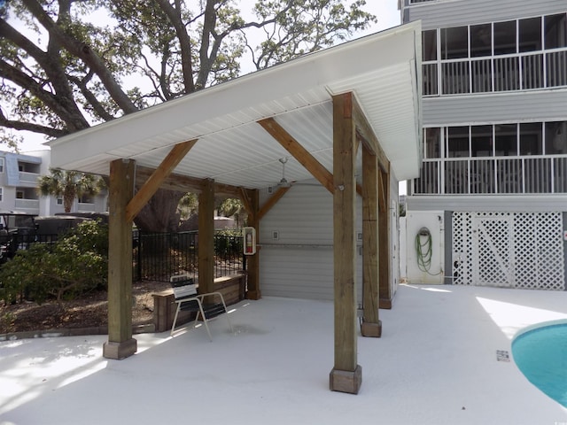 305 N Hillside Dr N Unit 103, North Myrtle Beach, SC 29582 - view of patio with an outdoor pool