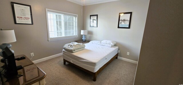 1100 Commons Blvd Unit 606, Myrtle Beach, SC 29572 - carpeted bedroom with crown molding and baseboards