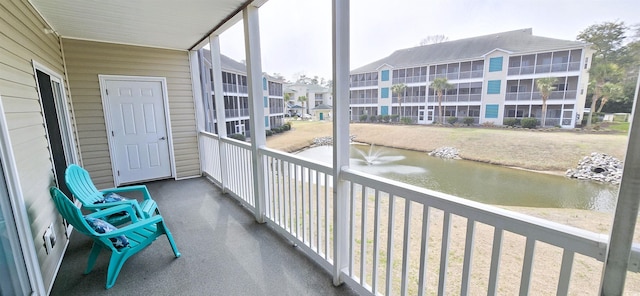 1100 Commons Blvd Unit 606, Myrtle Beach, SC 29572 - balcony with a water view
