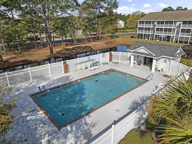4854 Meadowsweet Dr Unit 1909, Myrtle Beach, SC 29579 - community pool featuring a patio and a water view